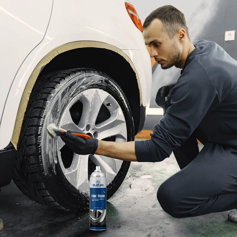 Tire foam spray – Suzuki Car Care